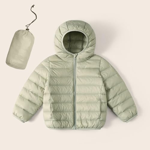 Kids Lightweight Puffer Jacket Packable Bubble Quilted Coat Boys Girls Down Cotton Coats Zip Up Hooded Outwear2