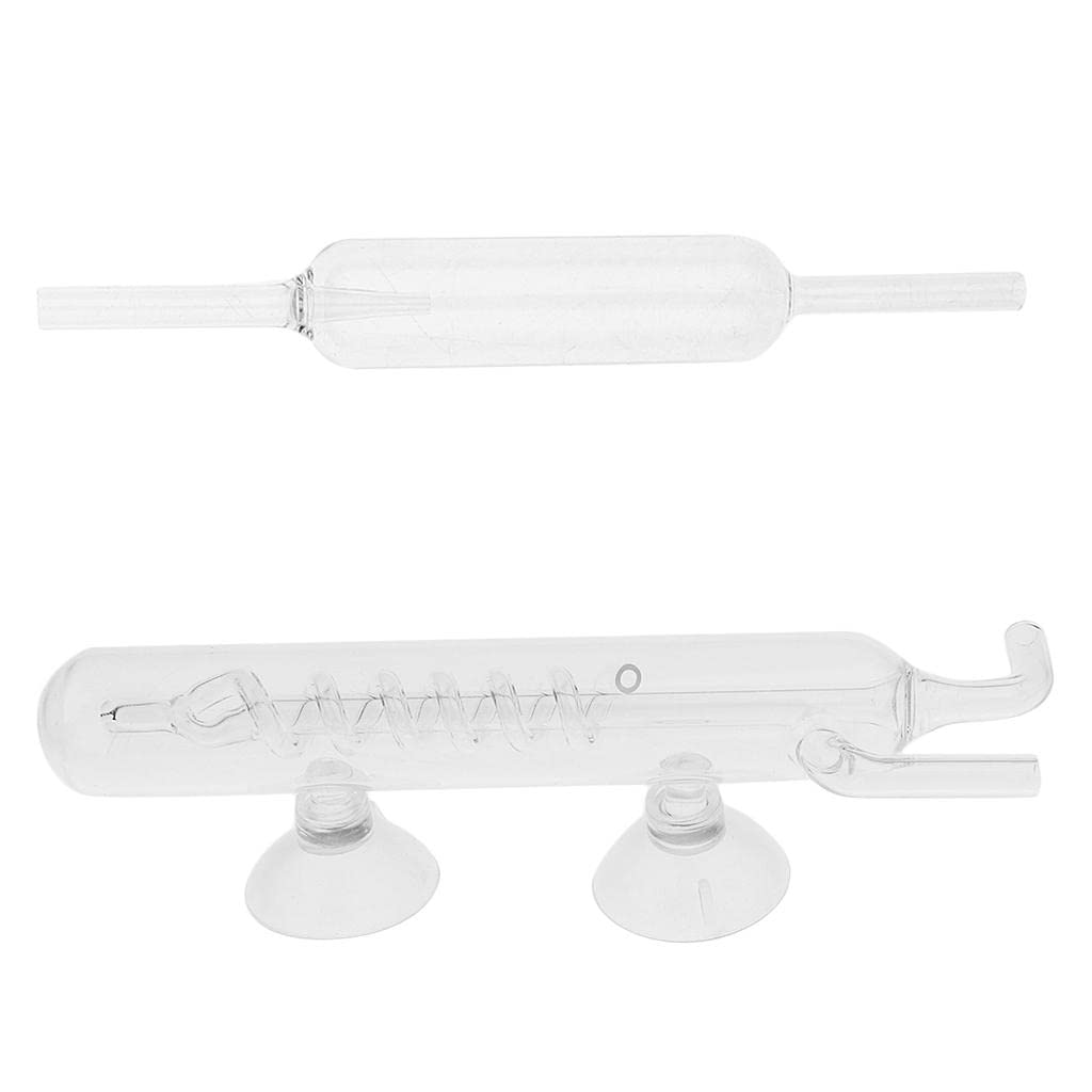 Glass Aquarium Tank CO2 Diffuser Bubble Counter with Suction Cup Straight|Pet Supplies|Fish & Aquariums|CO2 Equipment|1 Piece Bubble Counter(Spiral Type with 2 Pieces Suction Cup)-picture-27