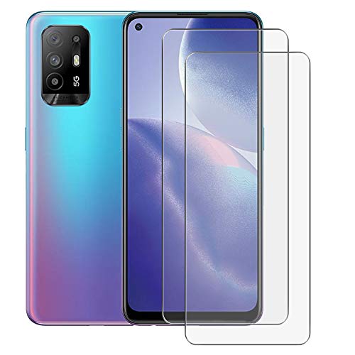 AQGG Pantalla Premium Film para OPPO A94 5G CPH2211 (6.43 Pulgada), [2 Piezas] Vidrio Templado Cristal Templado Protector de Pantalla para OPPO A94 5G CPH2211
