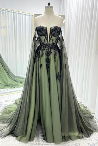 Victoria Sequin Applique Wedding Dress with Puffy Sleeves Off Shoulder Prom Dress A Line Tulle Party Dress with Slits4