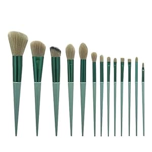 13pcs Four Seasons Makeup Brush Set Wooden Handle Long Soft Beauty Tools Fiber Bristles