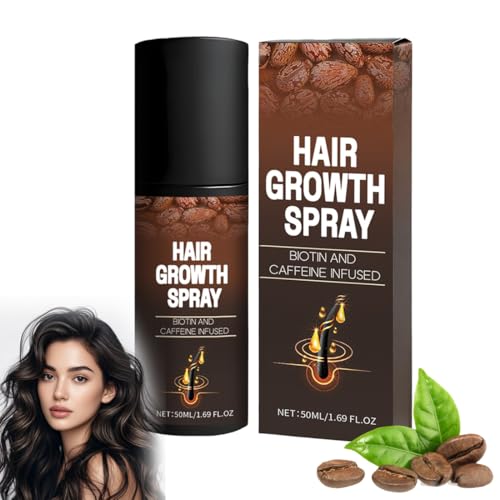 NHPY Sérum Spray Cabello Hombres/Mujeres, Acelera El Crecimiento, Previene La Caída,Favorece Cabello y Barba, Suave, No Graso