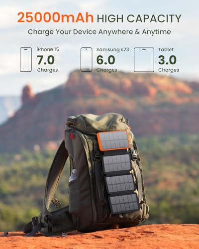 A-ADDTOP-Solar-Charger-Power-Bank-25000mAh-3A-Fast-Charge-Solar-Phone-Charger-PD-QC-30-Battery-Pack-with-4-Solar-Panels-3-USB-Ports-for-Smartphones-Tablets-Outdoor-Camping-Hiking