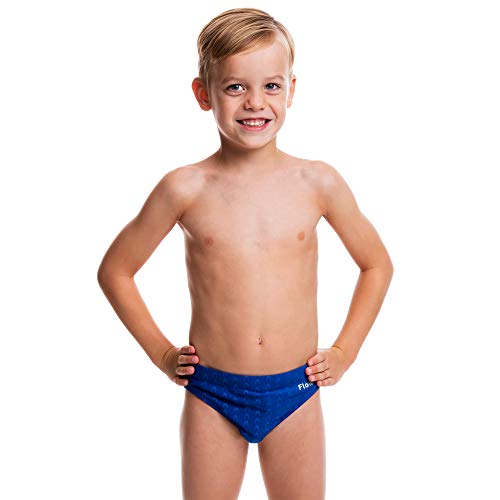 Flow Swim Briefs – Boys Brief Style Swimsuit Sizes 21 To 32 In Black, Navy, And Blue (Blue, 24 (23" - 24" Waist)) #TOP2