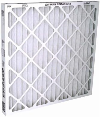 BestAir BA1-2424-8 24x24 x 1 In. Standard Pleated Air Filter, MERV 8, 90 Days - Quantity 12