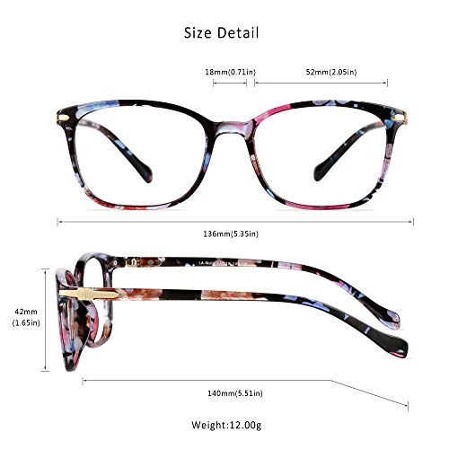 Image of LifeArt Blue Light Blocking Glasses, Anti Eyestrain, Computer Reading Glasses for Women /Men