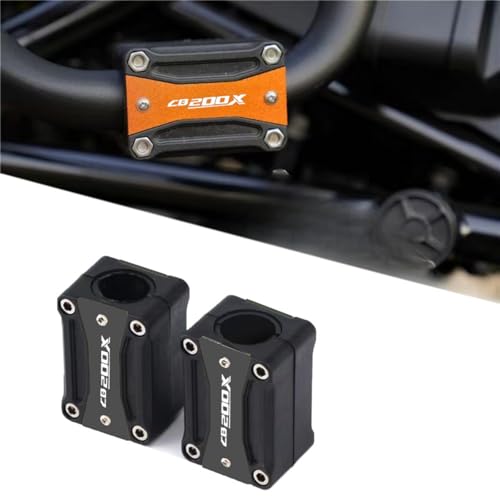 For CB200X Cb 200 x cb200x 2020-2024 2025 オートバイバンパーガード、エンジンガード、バンパー落下防止ブロック、衝突防止バープロテクター (ブラック)