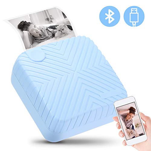 Stampante termica per ricevute Portale, Mini WiFi 58 mm POS USB Portatile per ricevute di Biglietti, USB Thermal Printer con Ampia compatibilità Stampanti a Matrice supporta Android, iOS e Windows