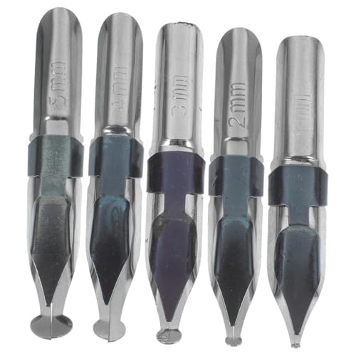 TEHAUX 5個製カリグラフィーペン先 ?水ペン用 書道 漫画用交換ニブ 耐久性良好 スムーズな書き心地 学生向け