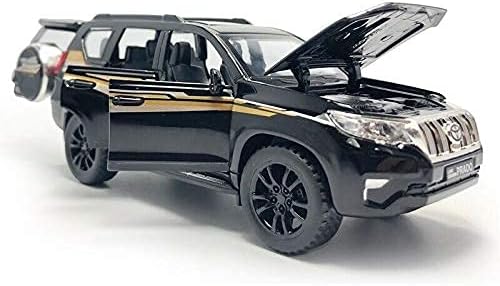 Shree Villa Pull Back Vehicles Crane Toy for Kids, Friction Power Toy Trucks for 3+ Years Old Boys and Girls, Light & Sound Truck Toy for Kids with 4 Wheels, Yellow (132 Toyota Prado Black)