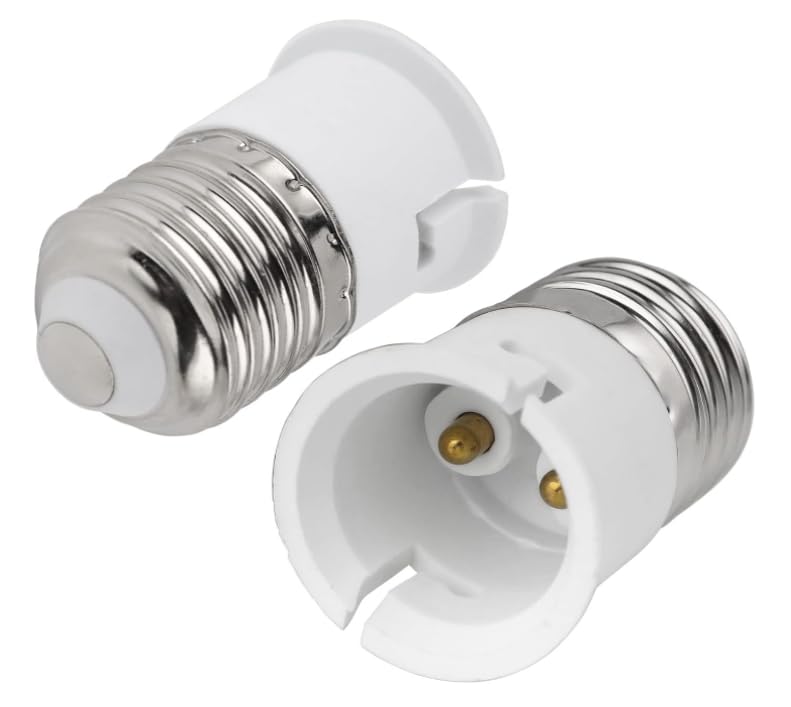 U-Trade E27 to B22 Socket Converter, Screw to Bayonet Lamp Holder Adapter