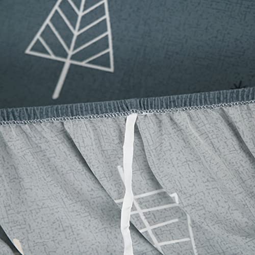Funda de sofá antideslizante elástica para evitar arrugas y manchas gris 7