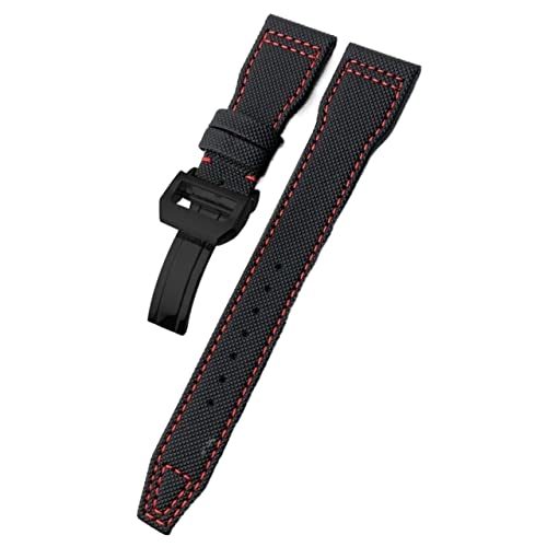 [SKXMOD] 20 ~[g 21 ~[g 22 ~[gDiCvXgbv{obNvohtBbg IWC pCbg}[N Portugieser Portofino uXbg(Black red black,21mm)