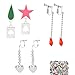 Zaky Lot de 23 boucles d'oreilles Hunter X Hunter Kurapika - Set d'autocollants Anime Cosplay Boucles d'oreilles Accessoires étoiles Teardrop Poker Clous d'oreilles pour homme femme