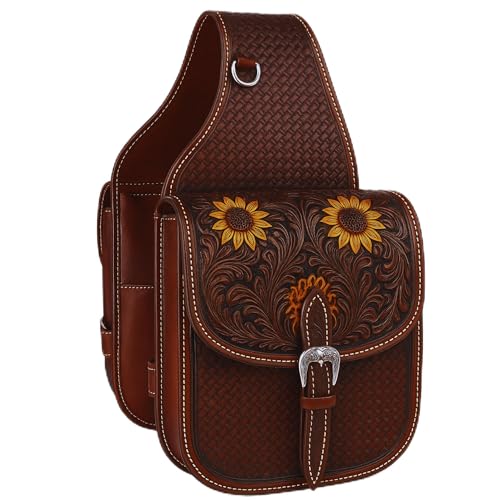 Alice International Premium Reitsatteltasche – stilvoll und funktional, organisieren Sie Ihre Ausrüstung mit Stil, Pferde-Satteltasche, geschnitzt, Ausrüstungsgröße: 25,4 cm L x 25,4 cm B x 8,9 cm T