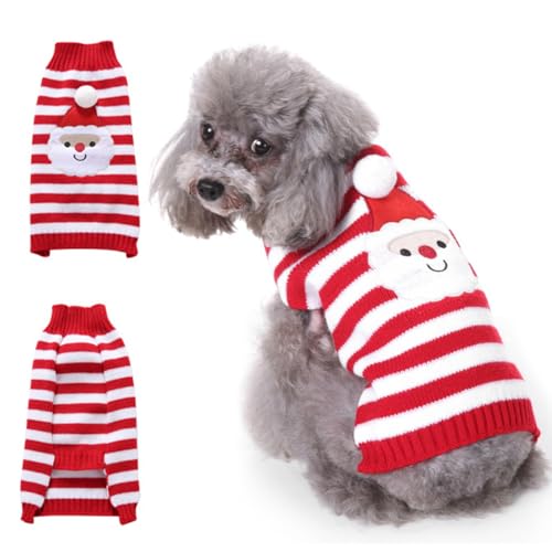 Jersey para Perros Navidad, Navidad Mascotas Suéter, Jersey Perro, Suéter Navideño para Mascotas, Sueter de Invierno Caliente de Punto Suave para Perros y Gatos