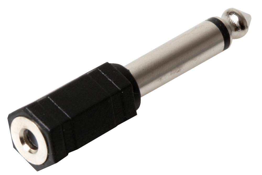 PRO SIGNAL PSG08560 3.5mm Stereo Socket to 6.35mm Mono Jack Adaptor