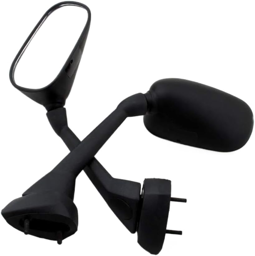 Black Motorcycle Rearview Mirrors Compatible with FZS1000 FZ1 2006-2015 Models - Left 3C3-26280-00 Right 3C3-26290-00