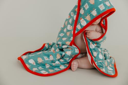 Image of Copper Pearl Hooded Bath Towels Premium Knit /Terry Cloth Baby Towels with Hood, Pockets, and Cool Designs - Great to Gift and Make Bath Time Fun - Baby Bath Towel, Prancer