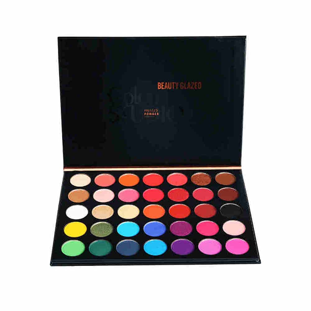 ARTIFUN 35 Colours Matte Eyeshadow Palette Shimmer Highly Pigmented,Eye Shadow with Bright Luminous Powder,Long Lasting&Waterproof,Eye Shadow Make up Palette