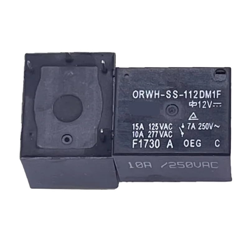 Relais 12V 10A ORWH-SS-112DM1F OEG 4 broches CC pour circuit imprimé Lot de 5