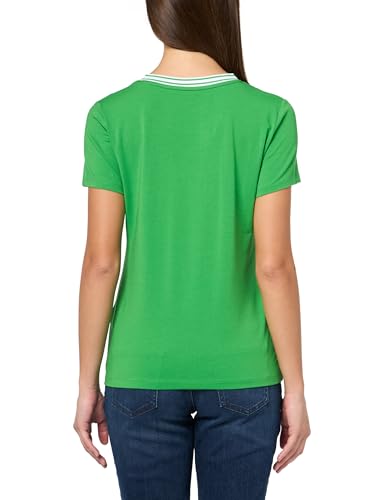 Image of Nautica Women's Solid V-Neck Short Sleeve T-Shirt Shirt