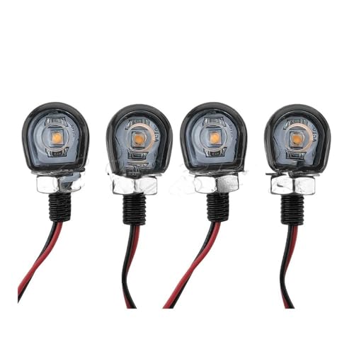 Lumières clignotants de moto à LED lampe universelle étanche 12V