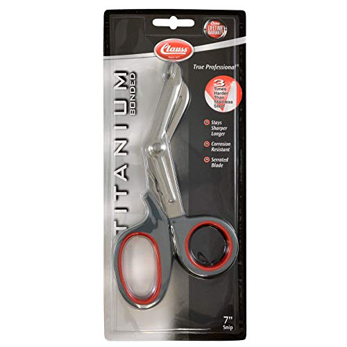 Clauss Titanium Bonded Bent Snips, 7" #TOP7