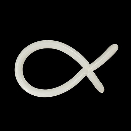 Miniatura 5 de 260 globos blancos largos y delgados, 100 globos largos para globos de animales, incluye lazos para arco