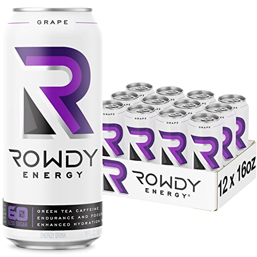 Buy Rowdy Energy Drink Zero Sugar, Cotton Candy, 16 fl. oz. (12 Pack