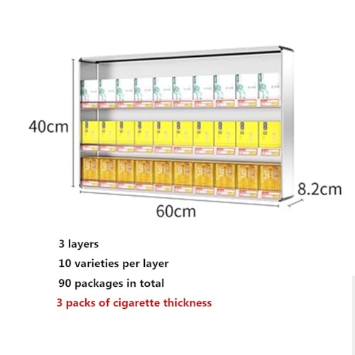 Vitrine à cigarettes organiseur mural présentoir multifonctionnel