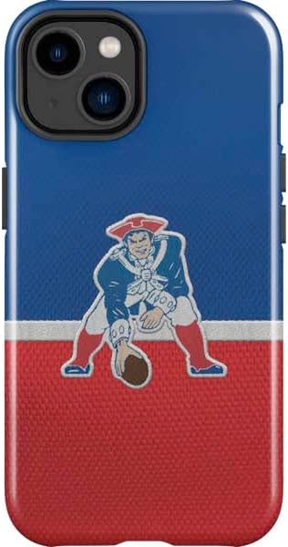 Skinit Impact Phone Case Compatible with iPhone 15 - Officially Licensed NFL New England Patriots Large Logo Design