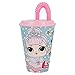 Produktbild Stor LOL Surprise Trinkglas mit Schaft, Rosa/Türkis, 430 ml