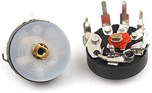 Potentiomètre Radio à Angle Droit RV12MM B103 Bouton Commutation Alimentation Amplificateur 50k
