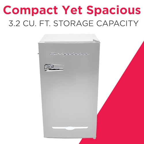 Frigidaire Retro Compact Fridge with Chiller, 3.2 cu ft Countertop Fridge with Built-In Bottle Opener, Compact Refrigera - Additional View