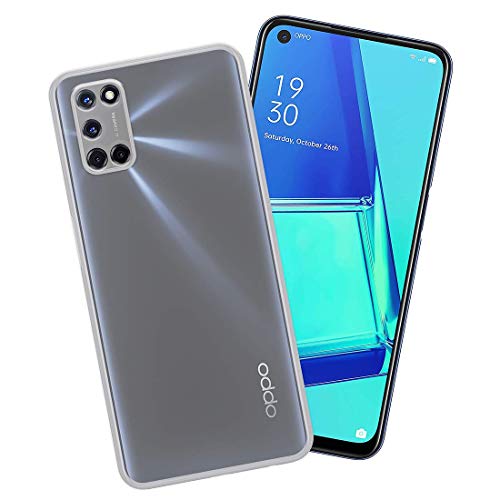 Image of Case Creation for Oppo A92 Premium Imported 0.3mm Crystal Clear Totu Silicone Transparent Flexible Soft Corner Protection with TPU Slim Back Case Color Variation Cover for Oppo A92
