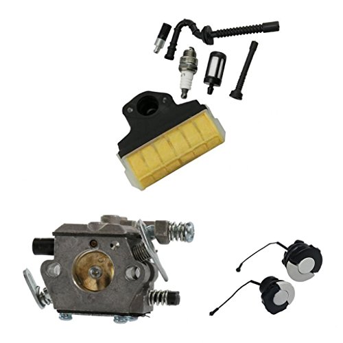 B Blesiya Carburetor Air Heating Oil Filter Cover For STIHL 021 023 025 MS210 MS230 MS250