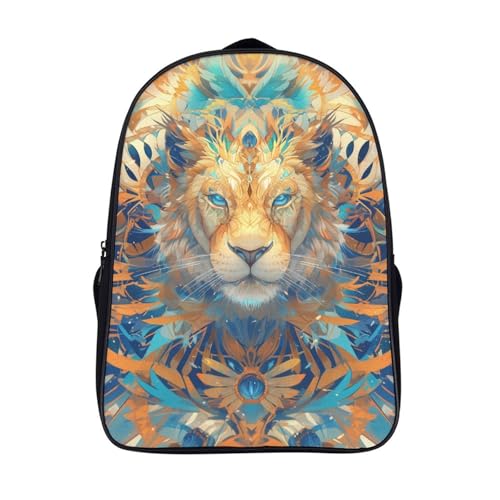 Sac à dos lion pour enfants : cartable scolaire 3D imprimé et léger