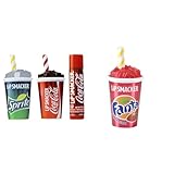 Lip Smacker Coca Cola Collection lip balm trio - Coca-Cola, Sprite & Strawberry Fanta flavors