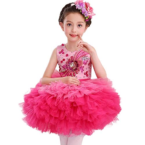 THE DUBAI STUDIO Baby Girl's Pink Sequined Kids Princess Dress of Girls