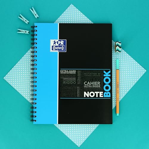 Cahier spirale A4+ Oxford Cornell ligné 7 mm pour une prise de notes efficace