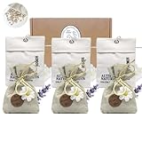 6-Pack Fresh Scented Sachet Packet, Air Freshener Bags for Drawers, Closets, Cars, Long-Lasting Sachet Bag Room Car Odor Deodorizer Fresh Scent, English Pear Freesia and Lavender