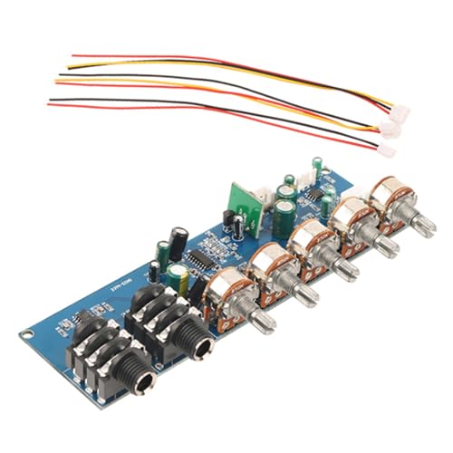 Woedpez Hochleistungs Karaoke Vorverstärker mit Verzögerung und Soundprozessor, geeignet für überlegene Klangverbesserung, Mikrofon Vorverstärker Verzögerung