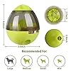 AIBOONDEE-Automatic-Pet-Slow-Feeder-Treat-Ball-Cats-Dog-Toy-for-Pet-Increases-IQ-InteractiveFood-Dispensing-Ball-Slow-Feed-Bowl-Tumbler-Design-Ball-for-Puppy-Small-Medium-Cats-Dogs-Pets Dog Toy for Pet Increases IQ Interactive