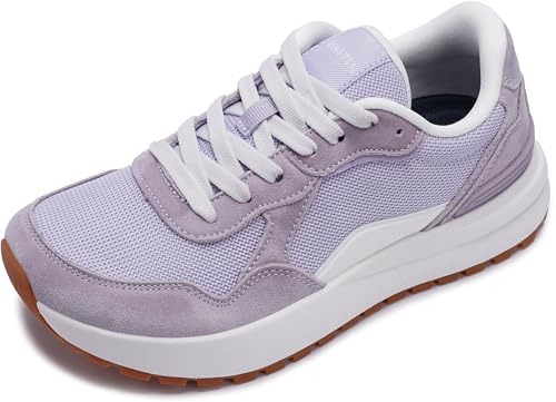 WHITIN Women's Stylish Wide Toe Box Trainers