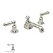 Rohl U.3705L-PN-2 Perrin and Rowe Low Lead Widespread Bathroom Faucet with Metal Lever Handles and Pop-Up Drain, Polished Nickel by Rohl