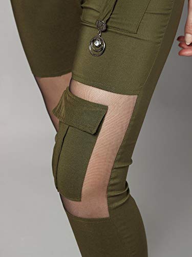 Image of dockstreetWomen Lowers Bz17Olive netpckttoko XLOlive net Pocket Cargo XL