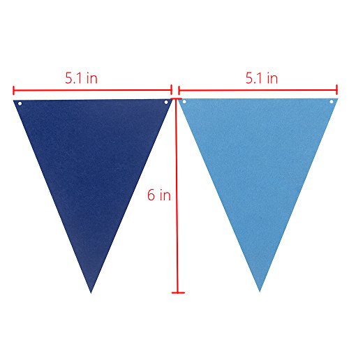 Rainbow Felt Fabric Bunting, 24 Pcs/ 16.4 Feet(2 Pack) Decoration Banners For Birthday Party, Baby Shower, Window Decorations And Children's Play Room Decorations #TOP6