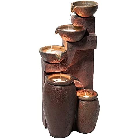 Ambienté 4-Tier Water Feature with Lights Cover