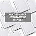 Produktbild 4business 10 Stück Multi Vignetten Schaber weiß Ceranfeldschaber Glasschaber 10er Set